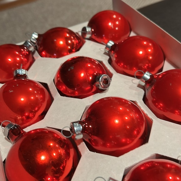 COPY - Festive Red Christmas Ornaments Set - Picture 4 of 5